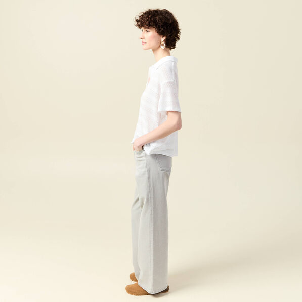 t shirt manches courtes blanc femme T-shirt manches courtes blanc femme