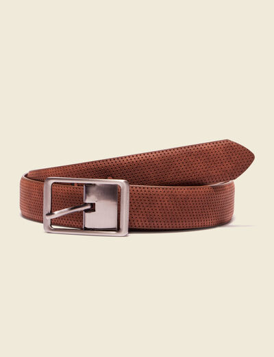 Ceinture marron foncé homme