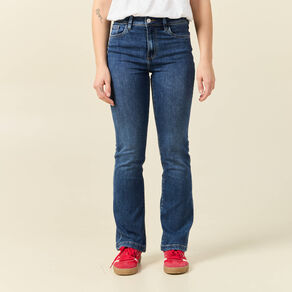 Jeans bootcut denim stone femme
