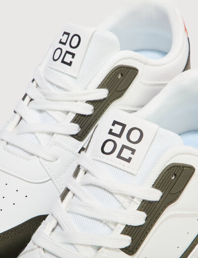 Basket vert kaki homme