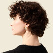 Boucles d'oreilles clous couleur or femme