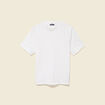 T-shirt en coton manches courtes blanc homme