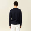 T-shirt manches longues bleu marine homme