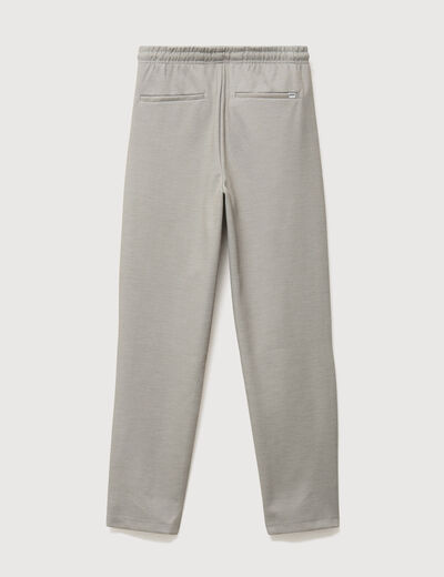 Pantalon chino jogger vert kaki homme