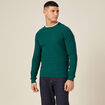 Pull éco-responsable vert canard homme