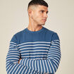 T-shirt manches longues bleu foncé homme