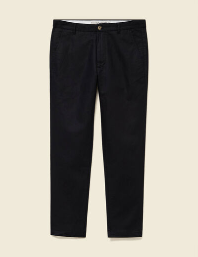 Pantalon chino noir homme