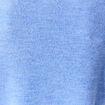 Pull manches longues col en V bleu ciel femme