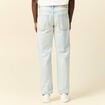 Jeans large 5 poches denim snow bleach homme
