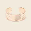 Bracelet manchette couleur or femme