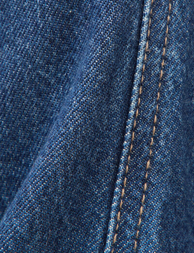 Blouson oversize en jeans doubl&eacute; denim stone femme