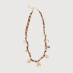 Collier camel femme