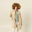 Trench long doubl&eacute; beige femme