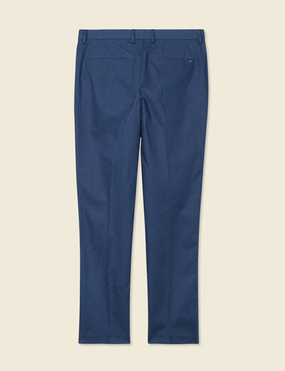 Pantalon chino bleu foncé homme