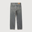 Jeans straight longueur 32 en coton denim gris homme