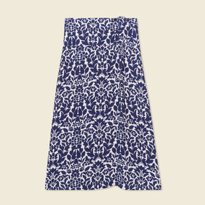 jupe longue portefeuille bleu marine femme Jupe longue portefeuille bleu marine femme