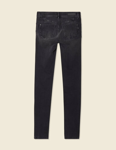 Jeans Marylin - skinny push up denim gris femme