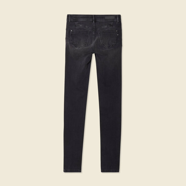 Jeans Marylin - skinny push up denim gris femme
