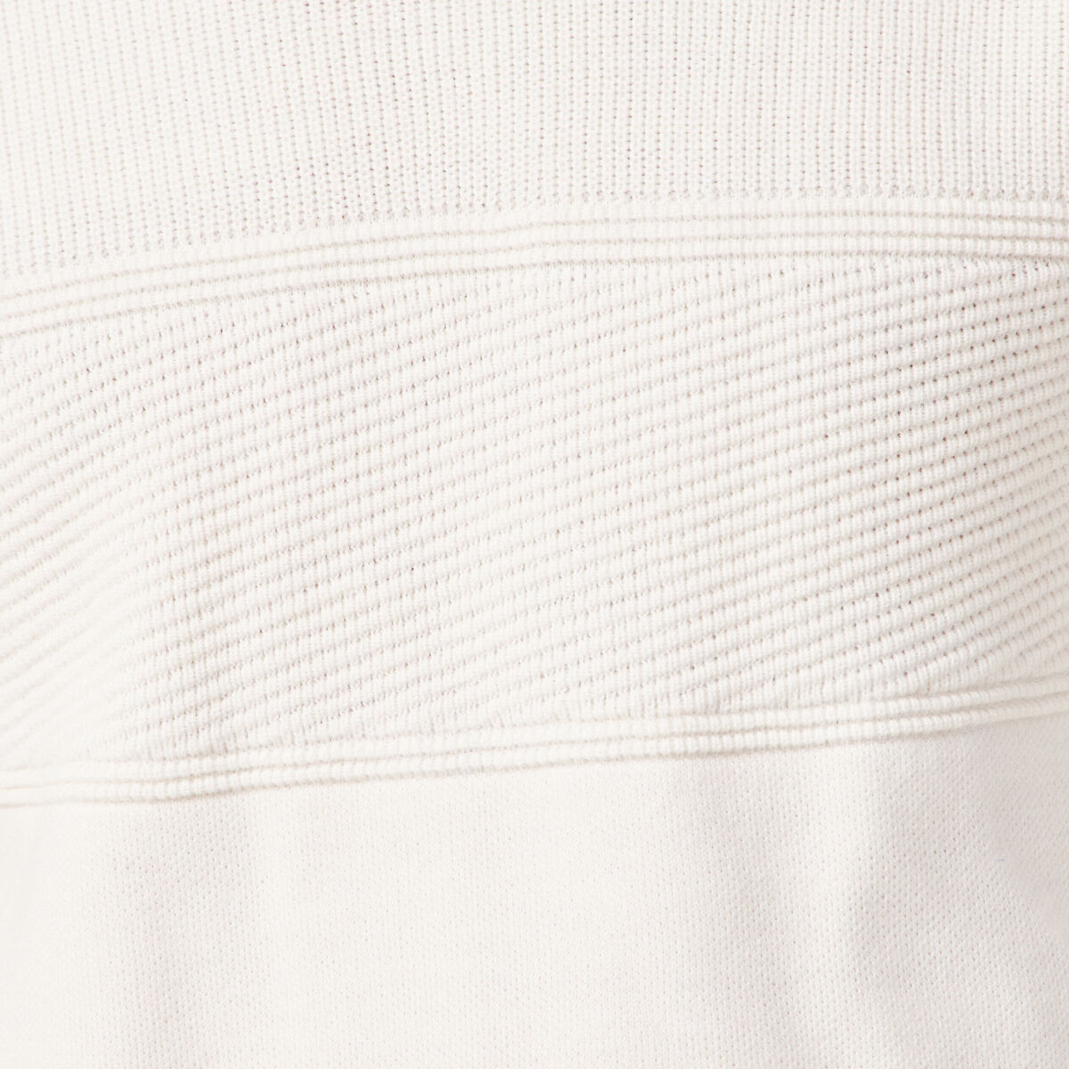 Pull manches longues ecru homme