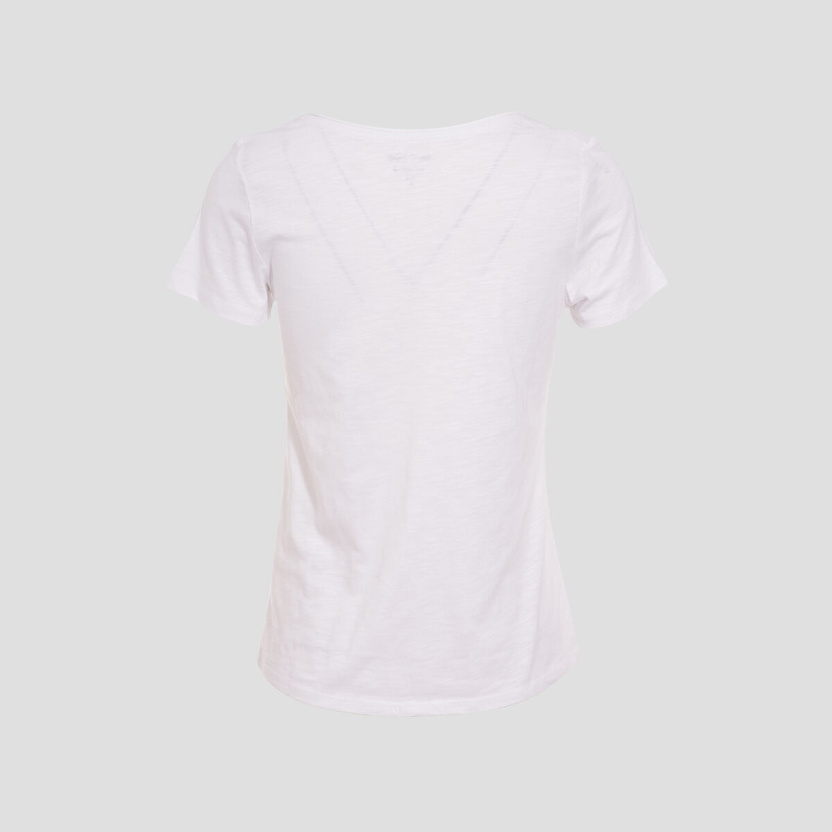T-shirt manches courtes blanc femme