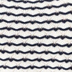 Pull manches courtes bleu foncé femme
