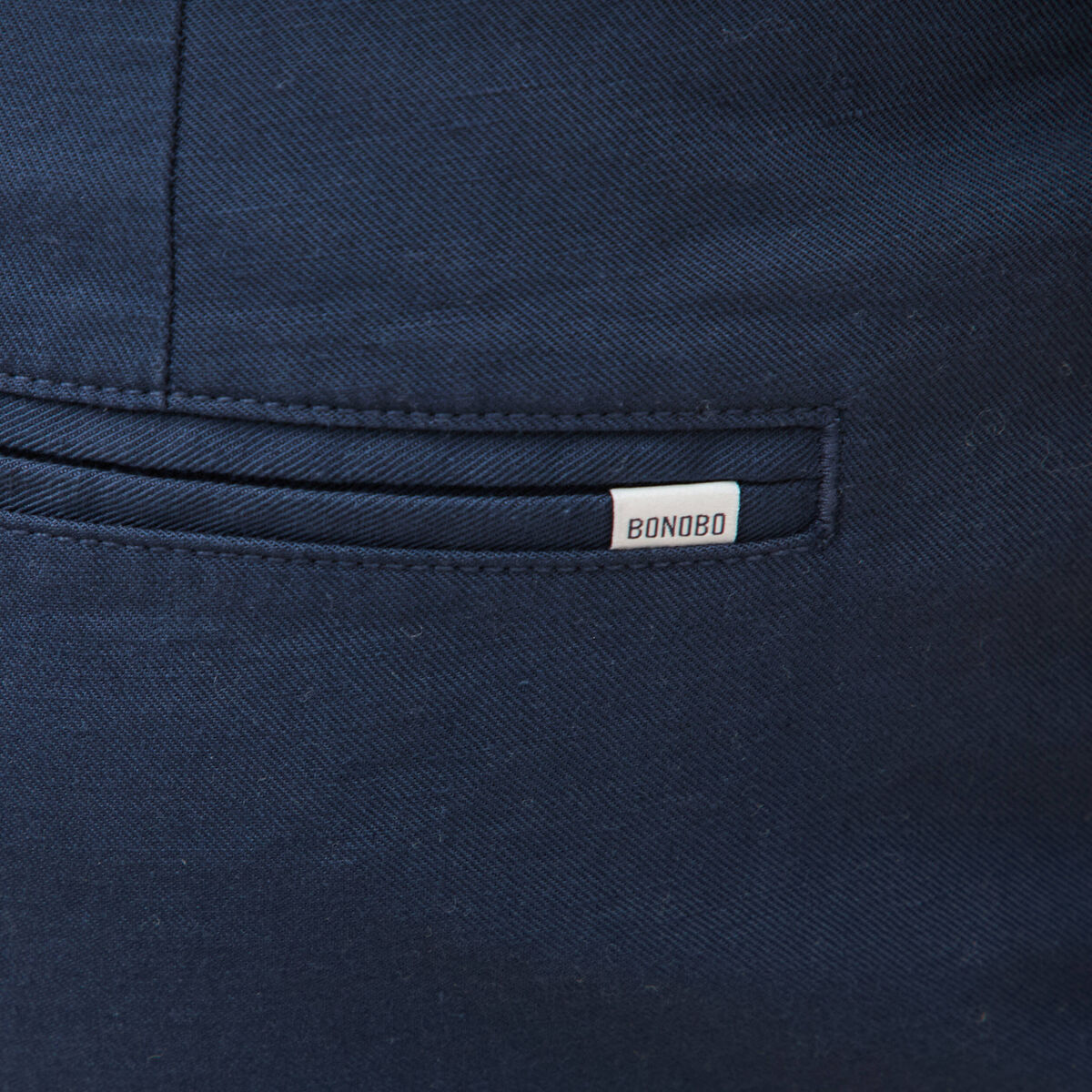 Bermuda bleu fonc&eacute; homme