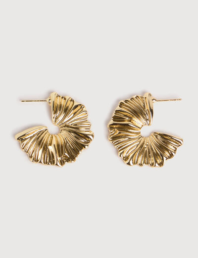 Boucles d'oreilles couleur or femme