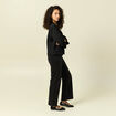 Veste manches longues noir femme