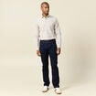 Chemise manches longues beige homme