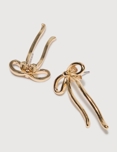 Lot de 2 boucles d'oreilles couleur or femme