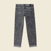 Jeans girlfriend 5 poches denim snow gris femme