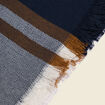 Foulard bleu marine homme