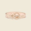 Ceinture irisée beige femme
