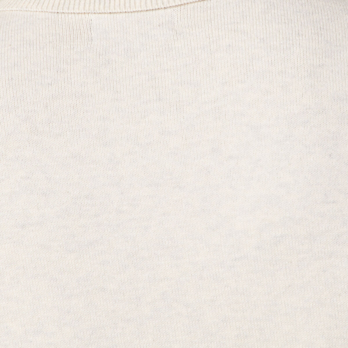 Pull manches longues ecru homme