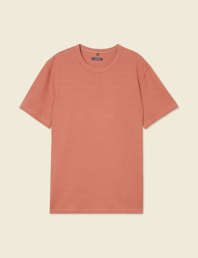 T-shirt manches courtes vieux rose homme
