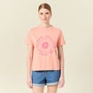 T-shirt éco-responsable rose corail femme