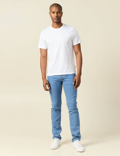 T-shirt éco-responsable blanc homme
