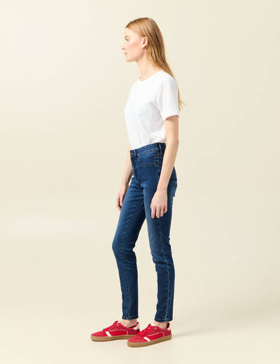 Jeans jegging denim stone femme