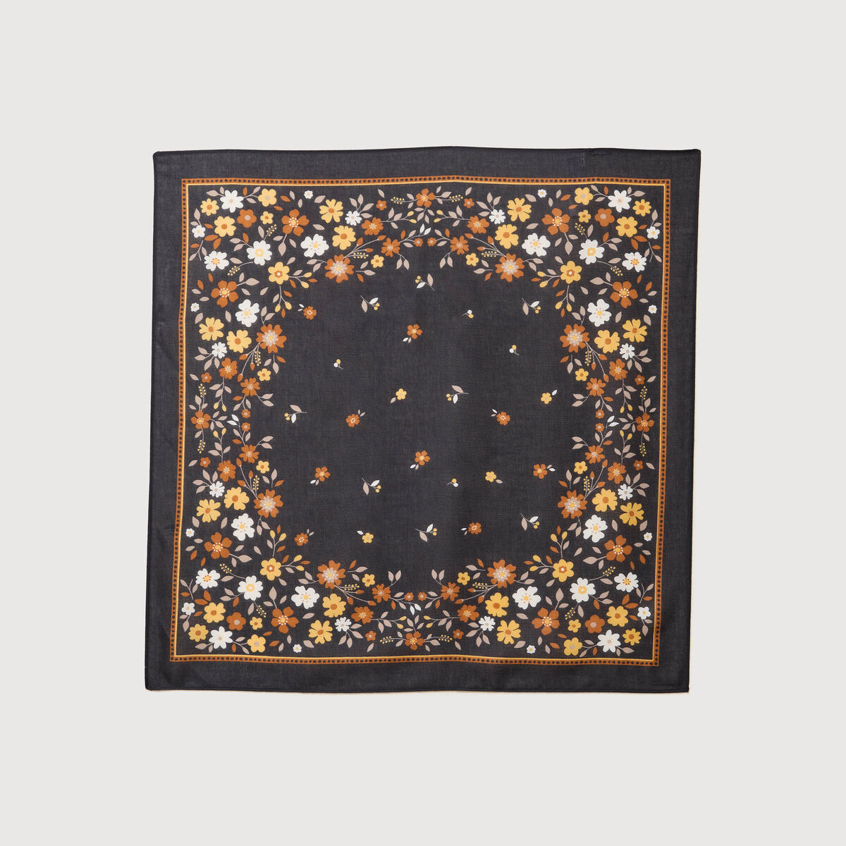 Foulard noir femme