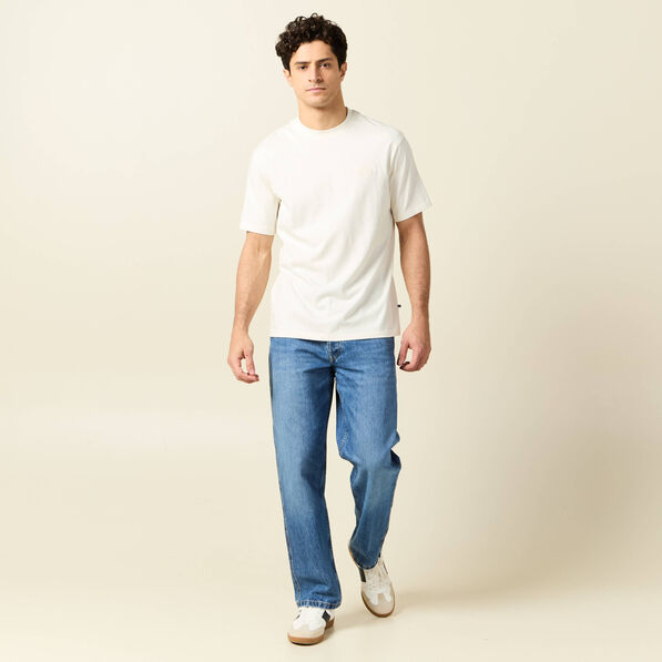 t shirt manches courtes ecru homme T-shirt manches courtes ecru homme