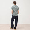 T-shirt manches courtes vert fonc&eacute; homme