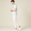 T-shirt manches courtes bleu ciel homme