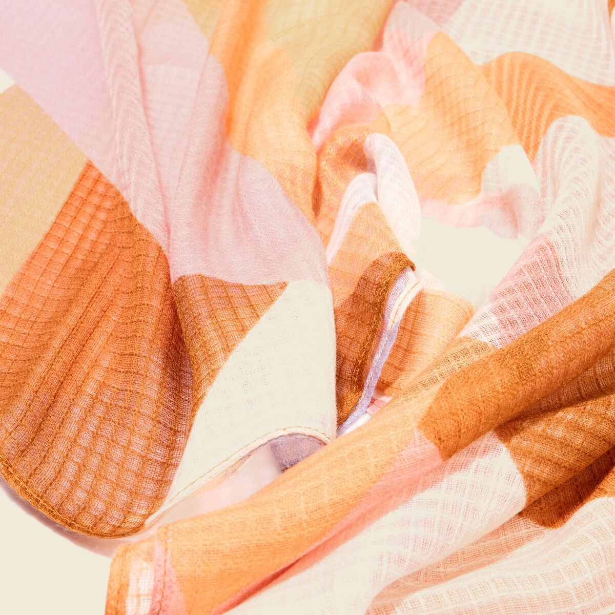 Foulard multicolore femme