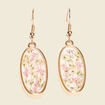 Boucles d'oreilles pendantes couleur or femme