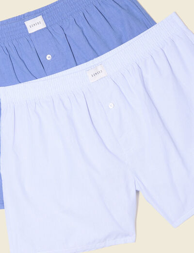 Lot 2 caleçons bleu foncé homme
