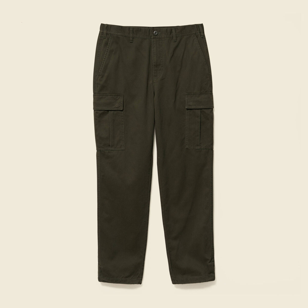 Cargo coupe battle en coton vert kaki homme