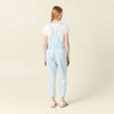 Salopette en denim denim bleach femme