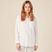 Chemise éco-responsable blanc femme