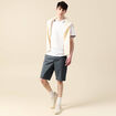 Polo éco-responsable blanc homme