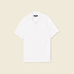 Polo manches courtes ecru homme